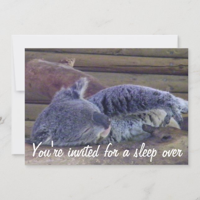 Convite Festa de Descanso/Sono sobre Festa_ (Frente)