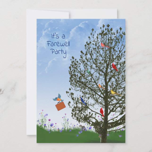 Convite Festa de Despedida de Colaborador (Frente)