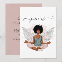 Festa de Despedida de Solteira Anjo Afro-Americano