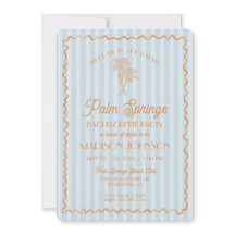 Festa de Despedida de Solteira Azul Palma Springs