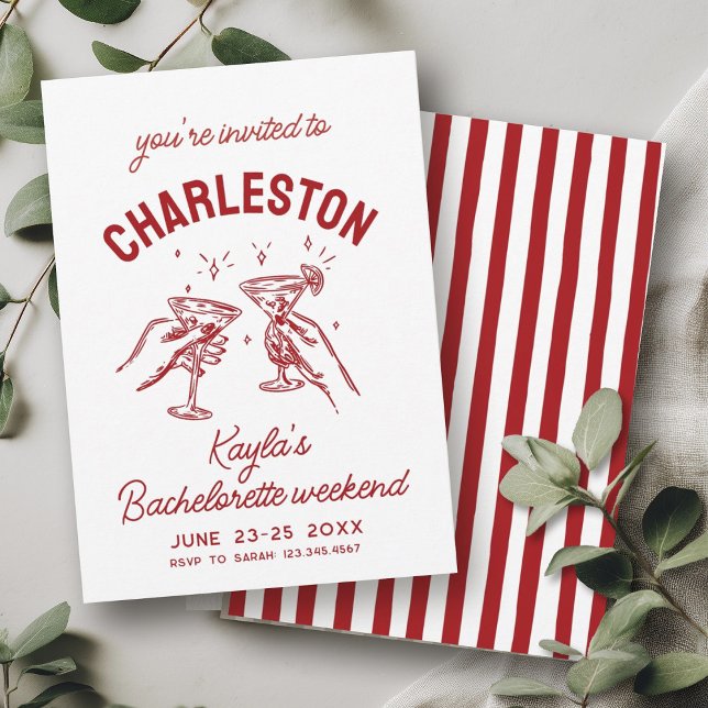 Convite Festa de Despedida de Solteira Com Amor de [Sua Ci (Criador carregado)