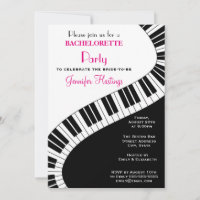 Festa de Despedida de Solteira com Teclas de Piano