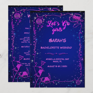 Convite Festa de Despedida de Solteira Cowgirl Editável