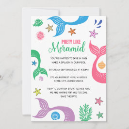 Convite Festa de Despedida de Solteira na Praia Pretty Lik