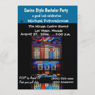 Convite Festa de Despedida de Solteiro em Máquina de Caça-