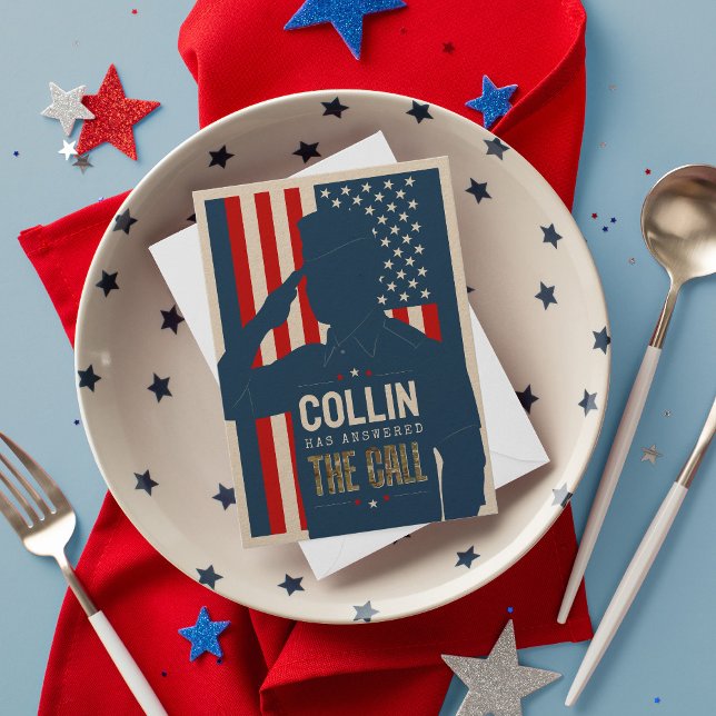 Convite Festa de Despedida do Militar Aviador Rustic (Criador carregado)