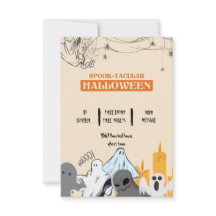 Festa de Dia das Bruxas de Fantasmas Bonitos Spook