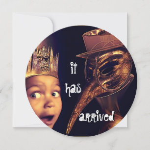 Convite Festa de Dia das Bruxas do Doutor Ronda