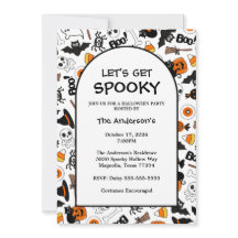 Festa de Dia das Bruxas Negro E Laranja