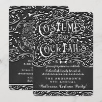 Festa de Dia das Bruxas Vintage Chalk