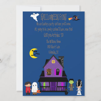 Convite Festa de Diversão Halloween