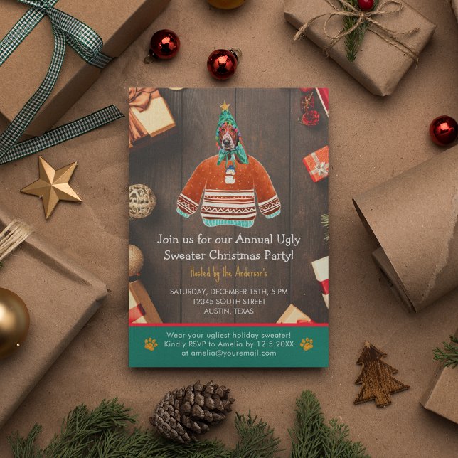 Convite Festa de Doação Feia Feriada de Natal (Front)