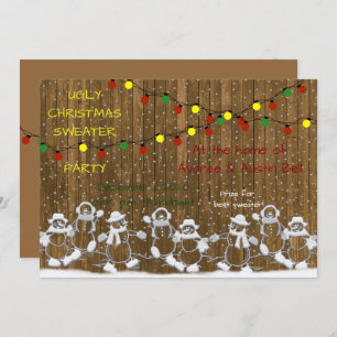 Convite Festa de Doce de Natal Feia