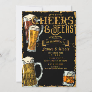 Convite Festa de Engajamento do Pub Bar Cheers & Beers Gol