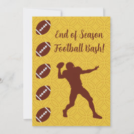 Convite Festa de Esporte de Futebol de Evento de Nome Pers