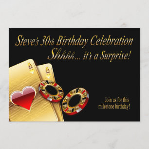 Convite Festa de Estilo de Cassino PEÇA-ME PARA COLOCAR NO