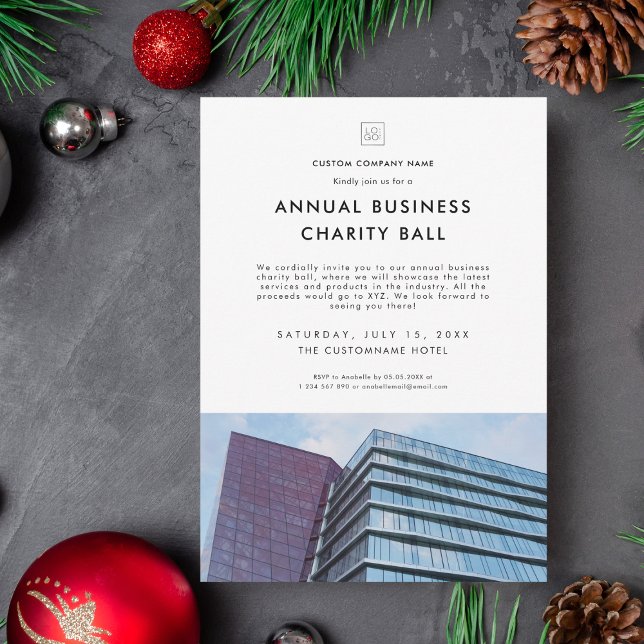 Convite Festa de Evento de Caridade de Fotografia do Logot (Criador carregado)