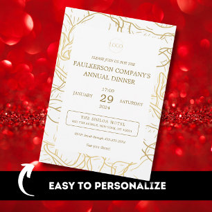 Convite Festa de Evento Empresarial de Empresa Corporativa