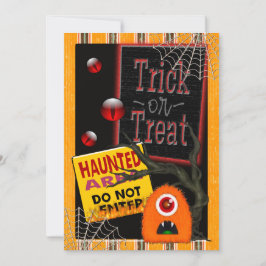 Convite FESTA DE EVENTOS DE Halloween Spooky-Tacular