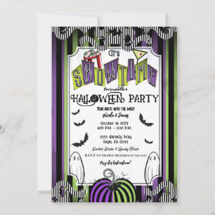Convite Festa de Fantasias de Filmes de Halloween da It's