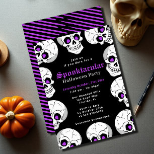 Convite Festa de Fantasias de Halloween Adulto Espetacular