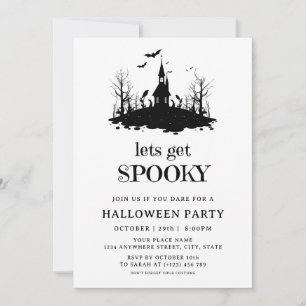 Convite Festa de Fantasias de Halloween para Adultos em Ca