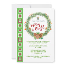 Festa de feliz e Natal Brilhante Convidar