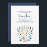 Convite Festa de Feriado de Chanucá e Menorah Floral Light<br><div class="desc">Chanucá,  Amor e Floral Clara,  Chamada de Feriado de Menorah. Personalize o texto personalizado acima. Você pode encontrar itens de coordenação adicionais na nossa coleção "Floral Hanukkah Menorah e Dreidel".</div>