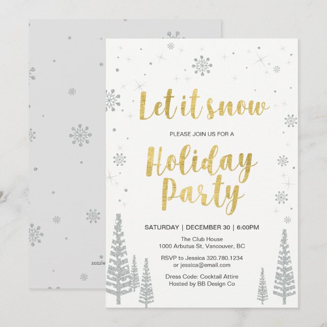 Convite Festa de Feriado de inverno na Terra Maravilha (Frente/Verso)