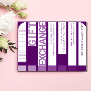 Convite Festa de Feriado de Troca de Ofertas de Elefante B