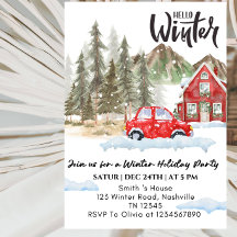 Festa de Férias de Inverno Elegante