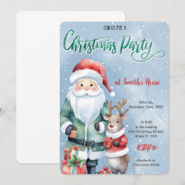 Convite Festa de Férias de Natal