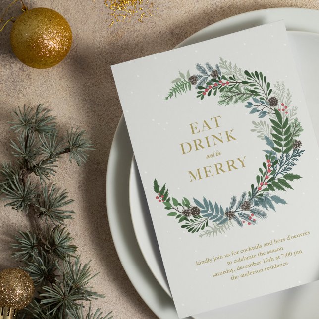 Convite Festa de Férias de Natal (Criador carregado)