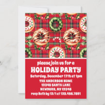 Festa de Férias de Natal do Red Retro Rosquinha