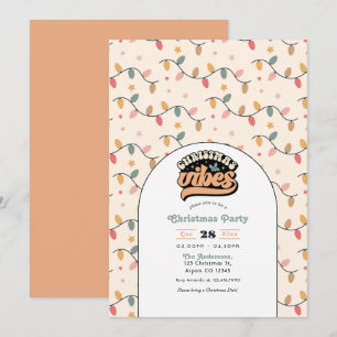 Convite Festa de Férias de Natal Retroativo