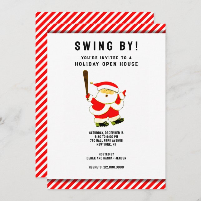 Convite Festa de Férias Esportivas (Frente/Verso)