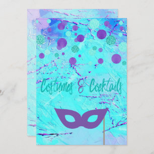 Convite Festa de Festa de Halloween e Cocktails