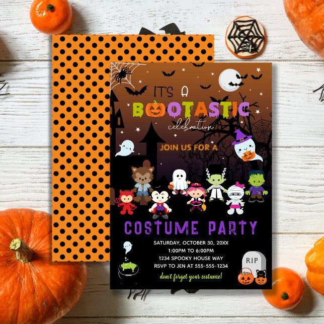 Convite Festa de Figuras Bootásticas de Halloween em Laran (Criador carregado)