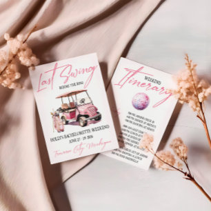 Convite Festa de Fim de Semana do Último Swing, Bacheloret