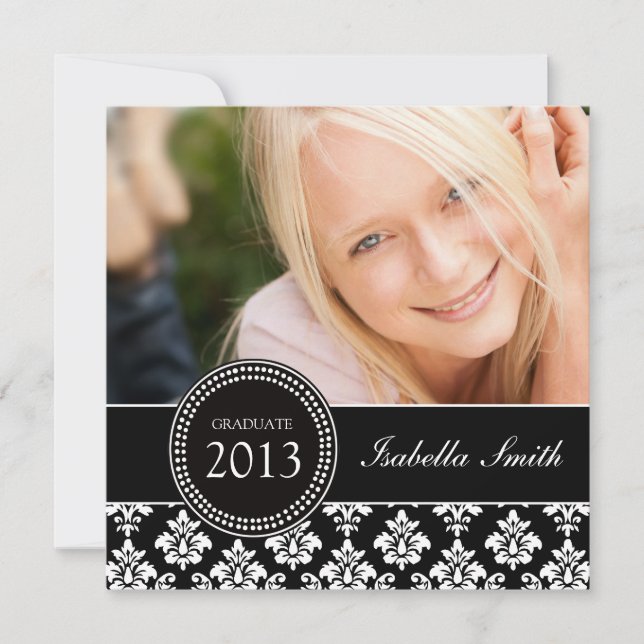 CONVITE FESTA DE FORMANDO DE MASSA BRANCA PRETA (Frente)