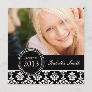 CONVITE FESTA DE FORMANDO DE MASSA BRANCA PRETA