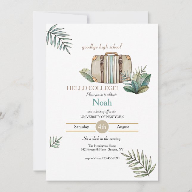 Convite Festa de formatura (Frente)