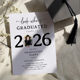Convite Festa de Formatura 2026 Olhe Quem Se Formou