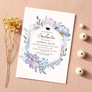 Convite Festa de Formatura Aquarela Beijo Floral 2025