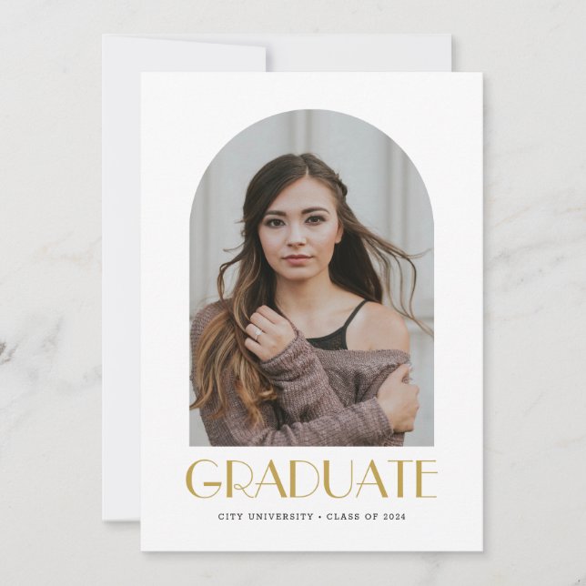 Convite Festa de formatura Branca de Fotografias do Arch E (Frente)