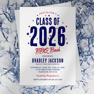 Convite Festa de Formatura com Churrasco Patriótico no Qui