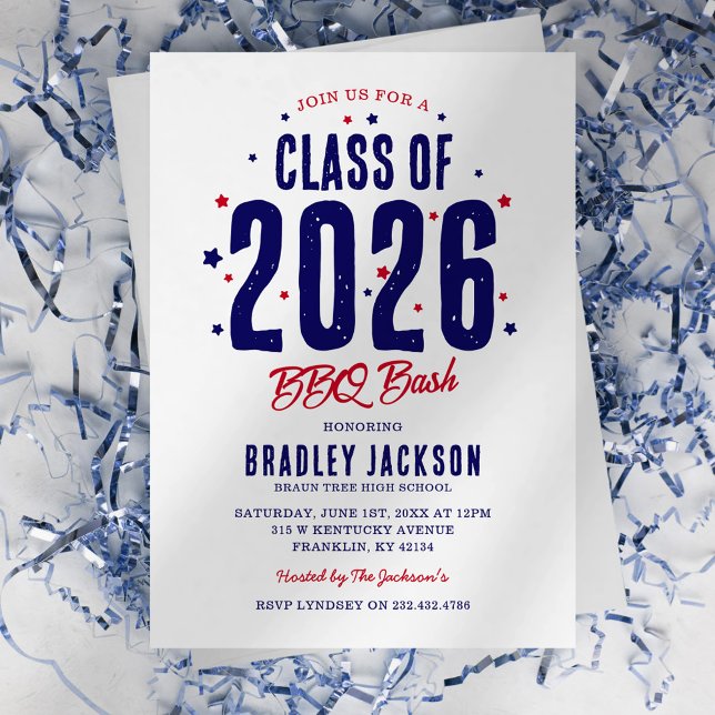 Convite Festa de Formatura com Churrasco Patriótico no Qui (Criador carregado)