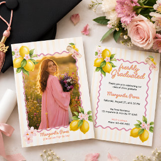 Convite Festa de Formatura com Foto Personalizada Recém-Fo