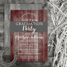 Convite Festa de Formatura com Roda de Carroça em Madeira 