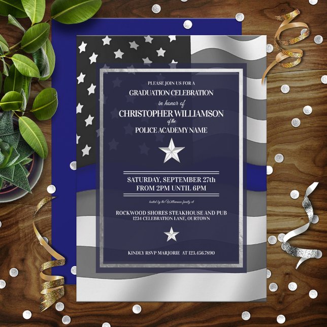 Convite Festa de formatura da Academia de Polícia (Criador carregado)